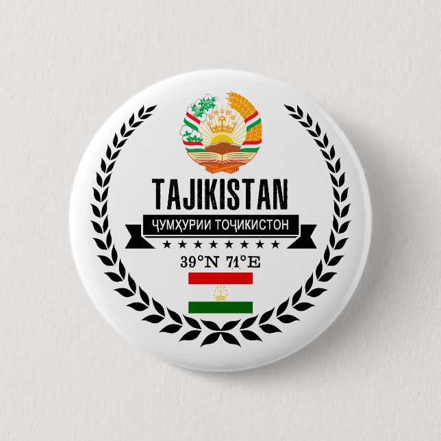Tadzjikistan Knapp (Framsida)