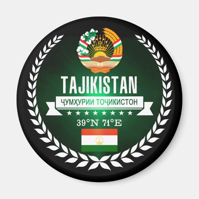 Tadzjikistan Magnet (Framsidan)
