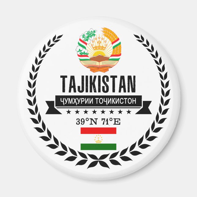 Tadzjikistan Magnet (Framsidan)