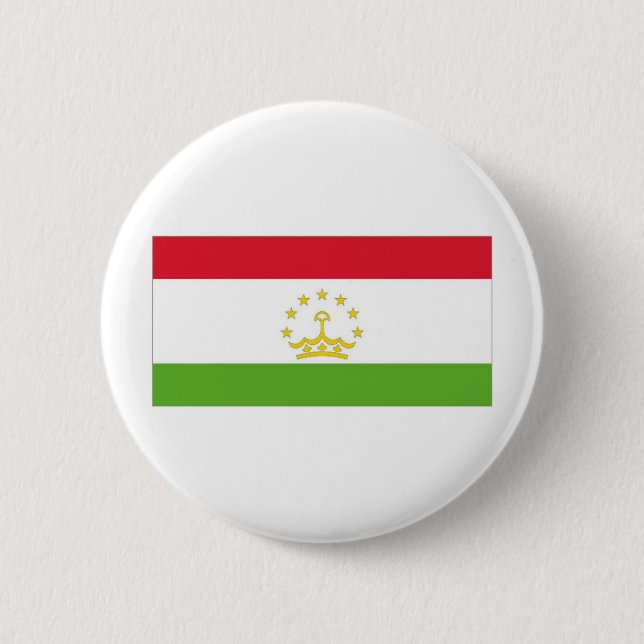 Tadzjikistan medborgareflagga knapp (Framsida)