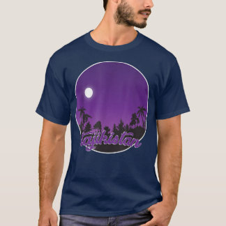 Tadzjikistan nattetid med Handflatan T Shirt