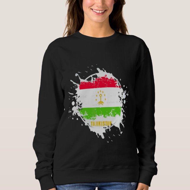 Tadzjikistan stänk t shirt (Framsida)
