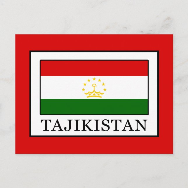 Tadzjikistan Vykort (Framsida)