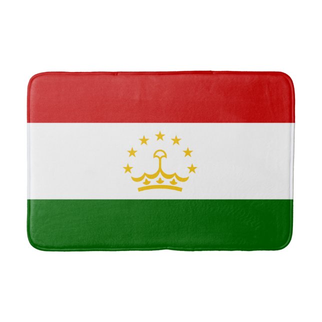 Tadzjikistans flagga badrumsmatta (Framsidan)