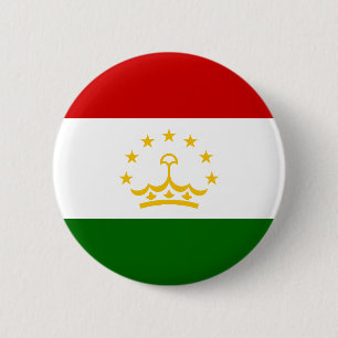 Tadzjikistans flagga knapp