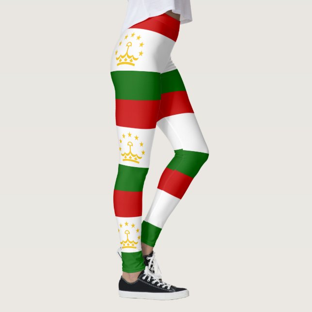 Tadzjikistans flagga leggings (Höger)