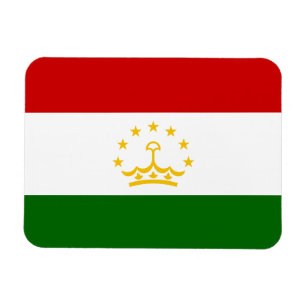 Tadzjikistans flagga magnet