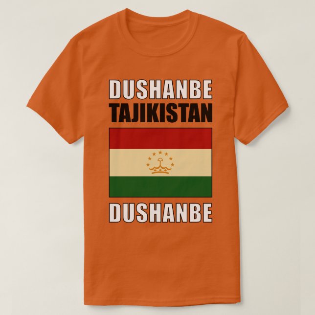 Tadzjikistans flagga t shirt (Design framsida)