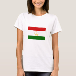 Tadzjikistans flagga t shirt