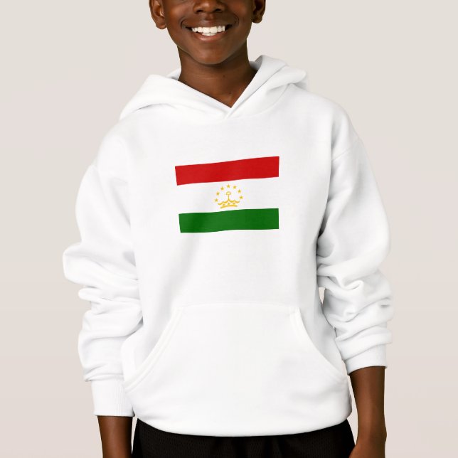Tadzjikistans flagga t shirt (Framsida)