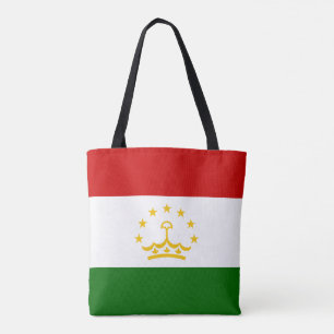 Tadzjikistans flagga tygkasse
