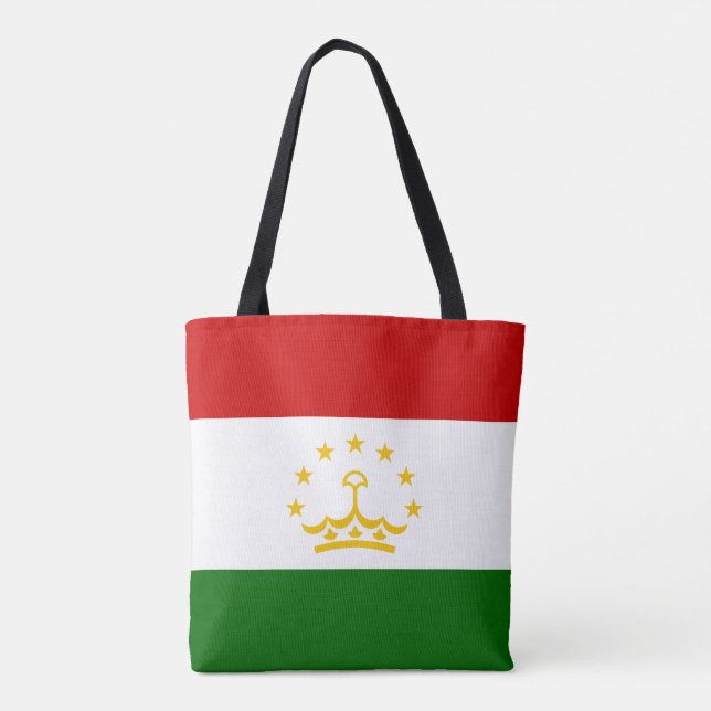Tadzjikistans flagga tygkasse (Baksida)