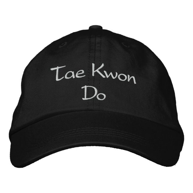 Tae Kwon Do - Baseball Cap Broderad Keps (Framsida)