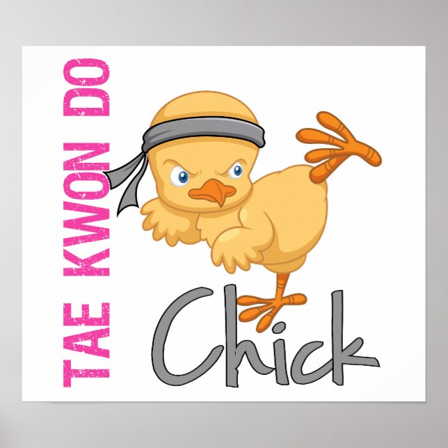 Tae Kwon Do Chick Poster (Framsidan)