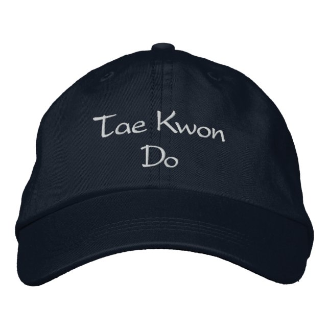 Tae Kwon Do Hat Broderad Keps (Framsida)