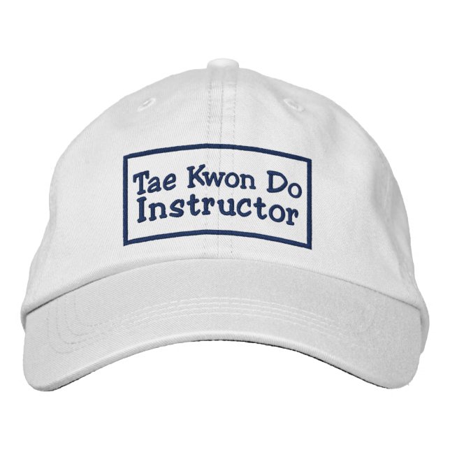 Tae Kwon do Instructor Broderad Keps (Framsida)