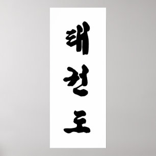 Tae Kwon Do Kanvastryck Poster