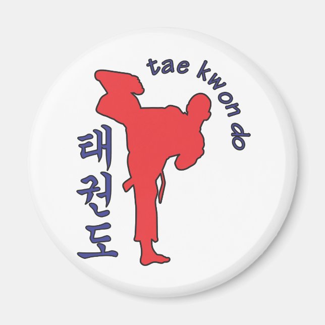tae kwon do magnet (Framsidan)