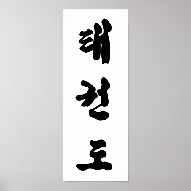 Tae Kwon Do Print Poster (Framsidan)