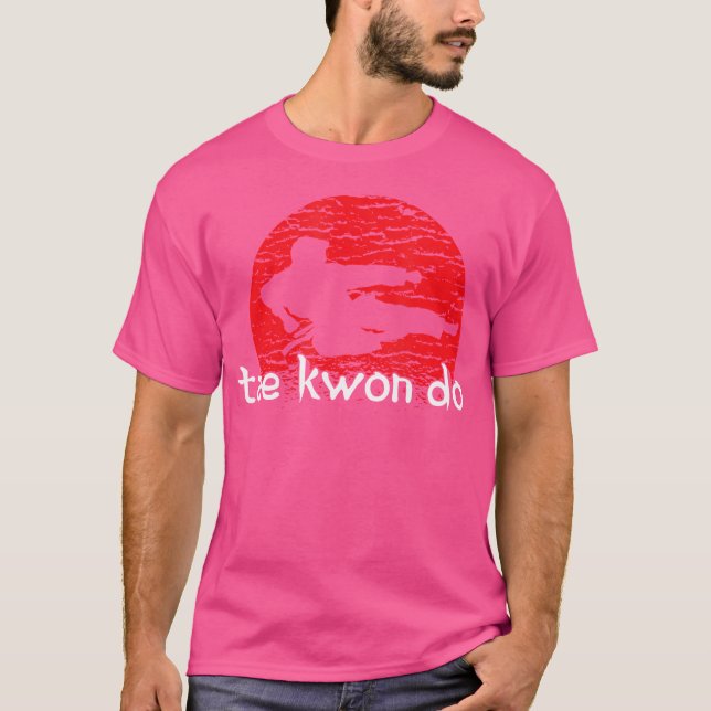 Tae Kwon Do Taekwondo T Shirt (Framsida)