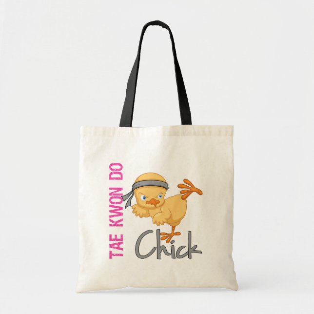 Tae Kwon gör chicken Tygkasse (Framsidan)