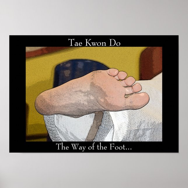 Tae Kwon gör som fotnoten Poster (Framsidan)