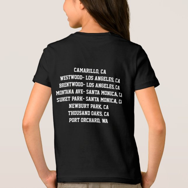 Tae Ryong Tour T-Shirt för barn (Baksida)