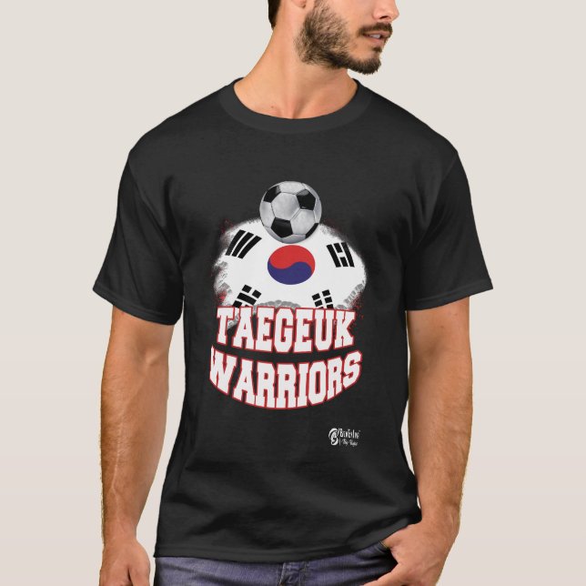 Taegeuk Warriors Version 2 Black T Shirt (Framsida)