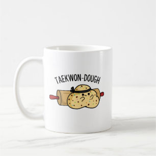 Taekwon-Dough Funny Baking Pun Kaffemugg