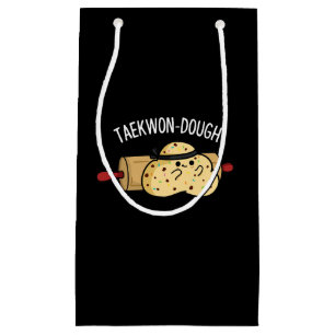 Taekwon-Dough Funny Baking Pun Mörk BG