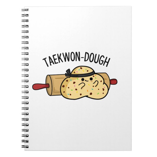 Taekwon-Dough Roligt Bakande Skämt  Anteckningsbok (Framsidan)