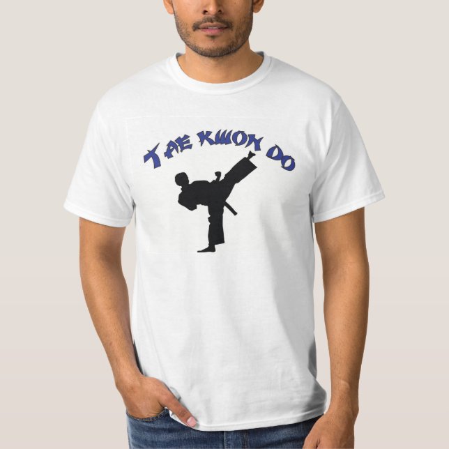 taekwon gör design för t-skjortakampsport tee (Framsida)