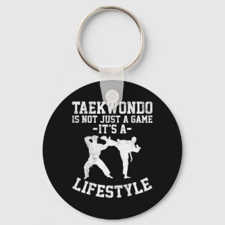 Taekwondo är inte bara ett spel, det är en livssti nyckelring