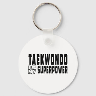 Taekwondo är min superpower nyckelring