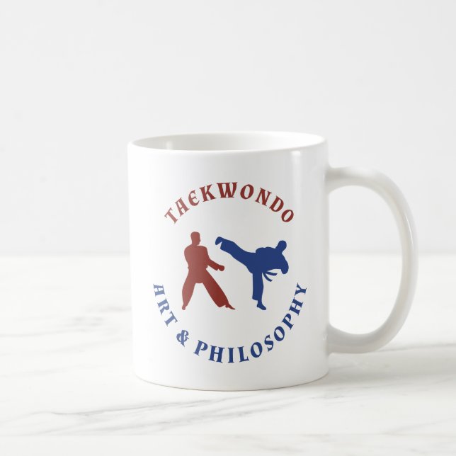 Taekwondo Art & Philosophy Kaffemugg (Höger)