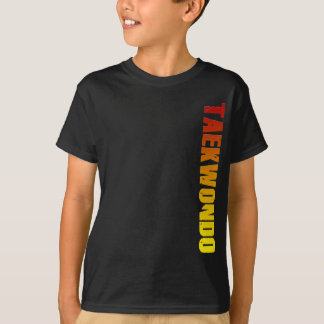Taekwondo bokstäver t-shirt