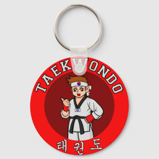 taekwondo-bricka 1 nyckelring