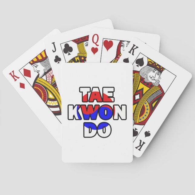 Taekwondo Casinokort (Baksidan)