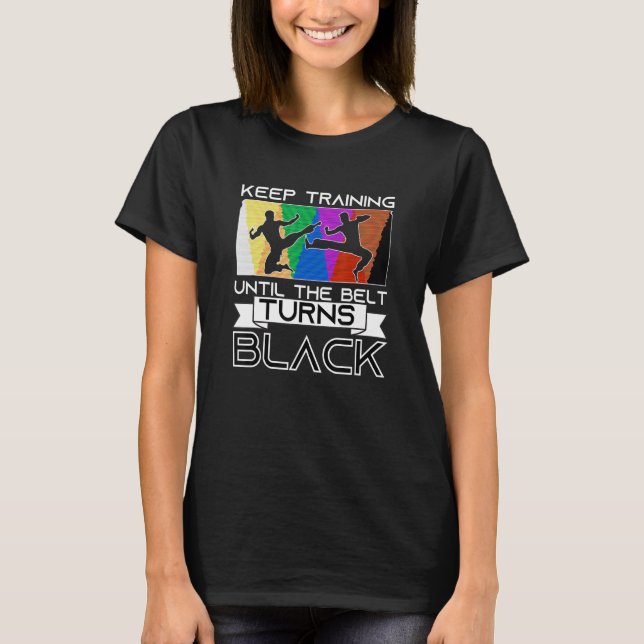 Taekwondo-citat för MMA T Shirt (Framsida)