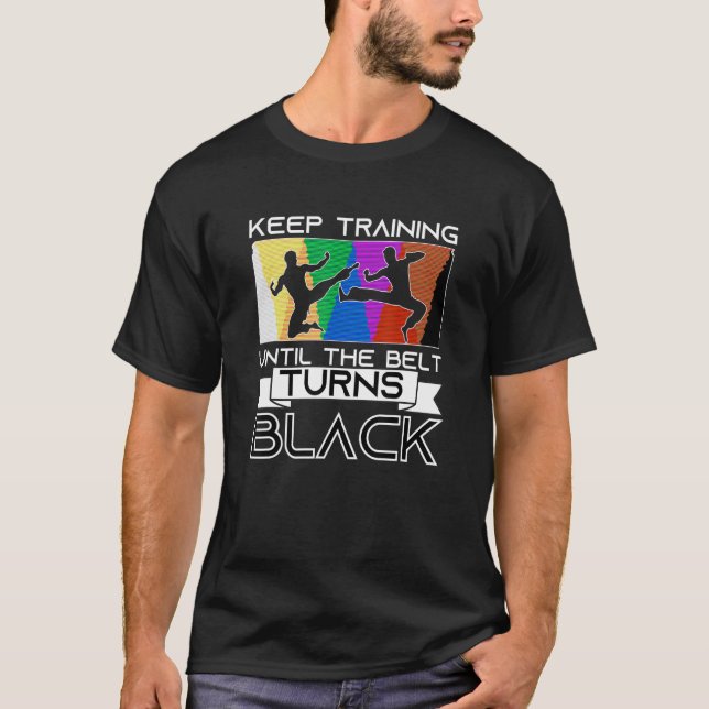 Taekwondo-citat för MMA T Shirt (Framsida)