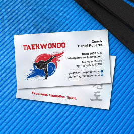 Taekwondo Coach - Martial Artist och Taegeuk Visitkort