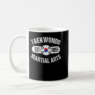 Taekwondo Etablerad 1955 Martial Arts Tae Kwon D Kaffemugg