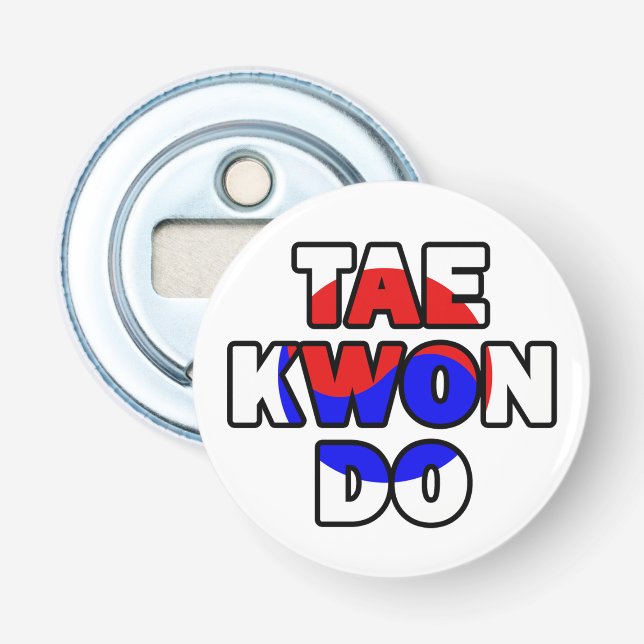 Taekwondo Flasköppnare (Framsidan)