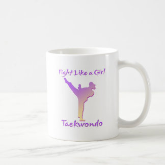 Taekwondo flicka kaffemugg