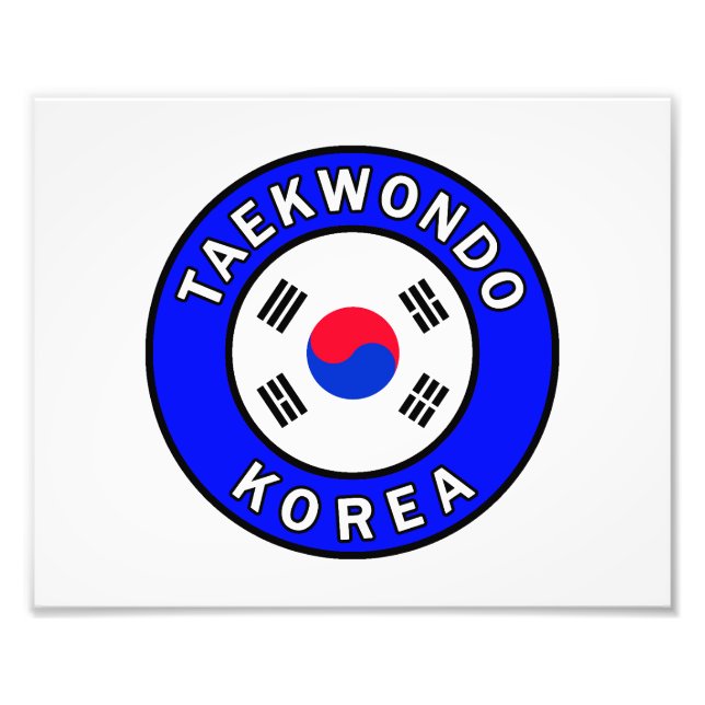 Taekwondo Fototryck (Framsidan)