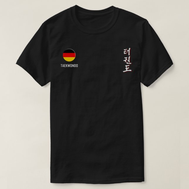 Taekwondo German Team T Shirt (Design framsida)