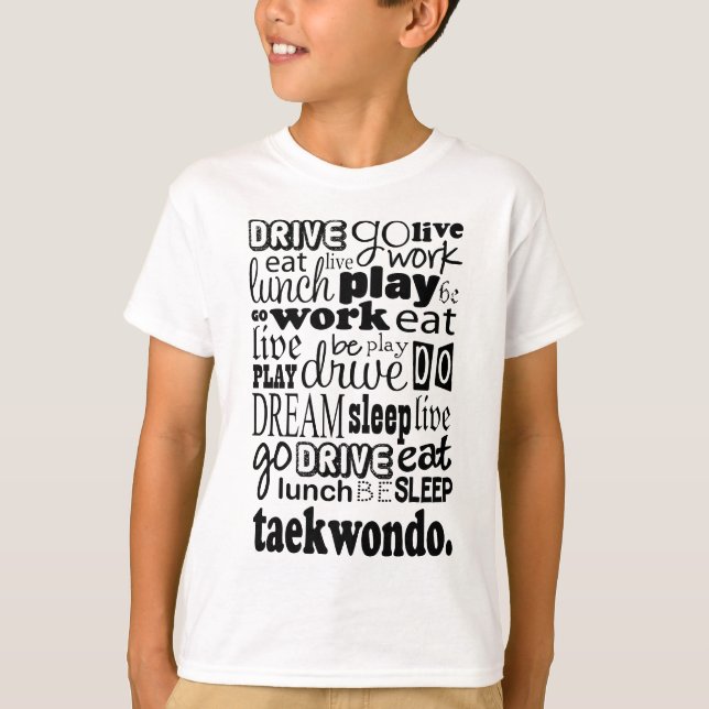 Taekwondo Gift T-shirt (Framsida)