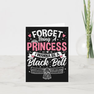 Taekwondo glömde att vara prinsessa jag vill bli B Kort