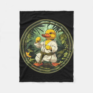 Taekwondo gummiand Kickboxing djur Jiu-Jitsu Fleecefilt
