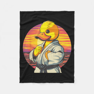 Taekwondo gummiand Kickboxing djur Jiu-Jitsu Fleecefilt